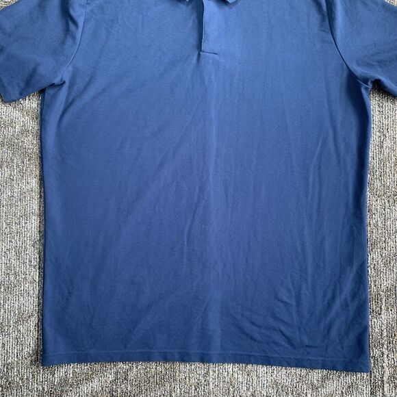 Oakley Hydrolix Polo Shirt Mens XL Blue Solid Performance Stretch Adult - Picture 3 of 8